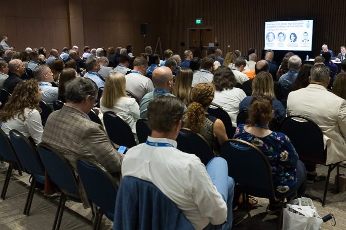 Conference attendees during policy session at SLC 2026.