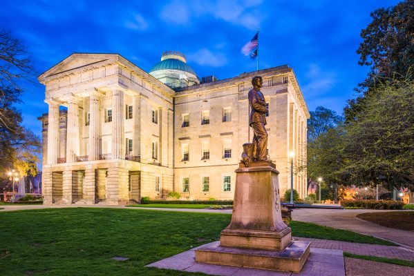 North Carolina State Capital building exterior