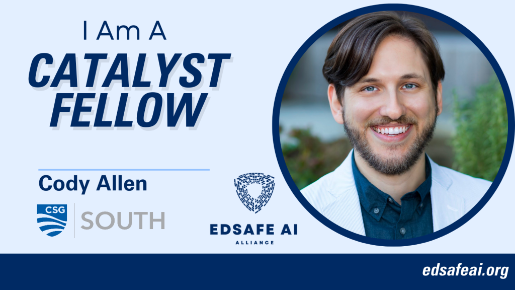 Cody Allen Reed Cody Allen Named 2024 Catalyst Fellow - CSG South