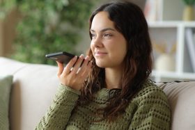 Young girl speaking on her mobile phone.